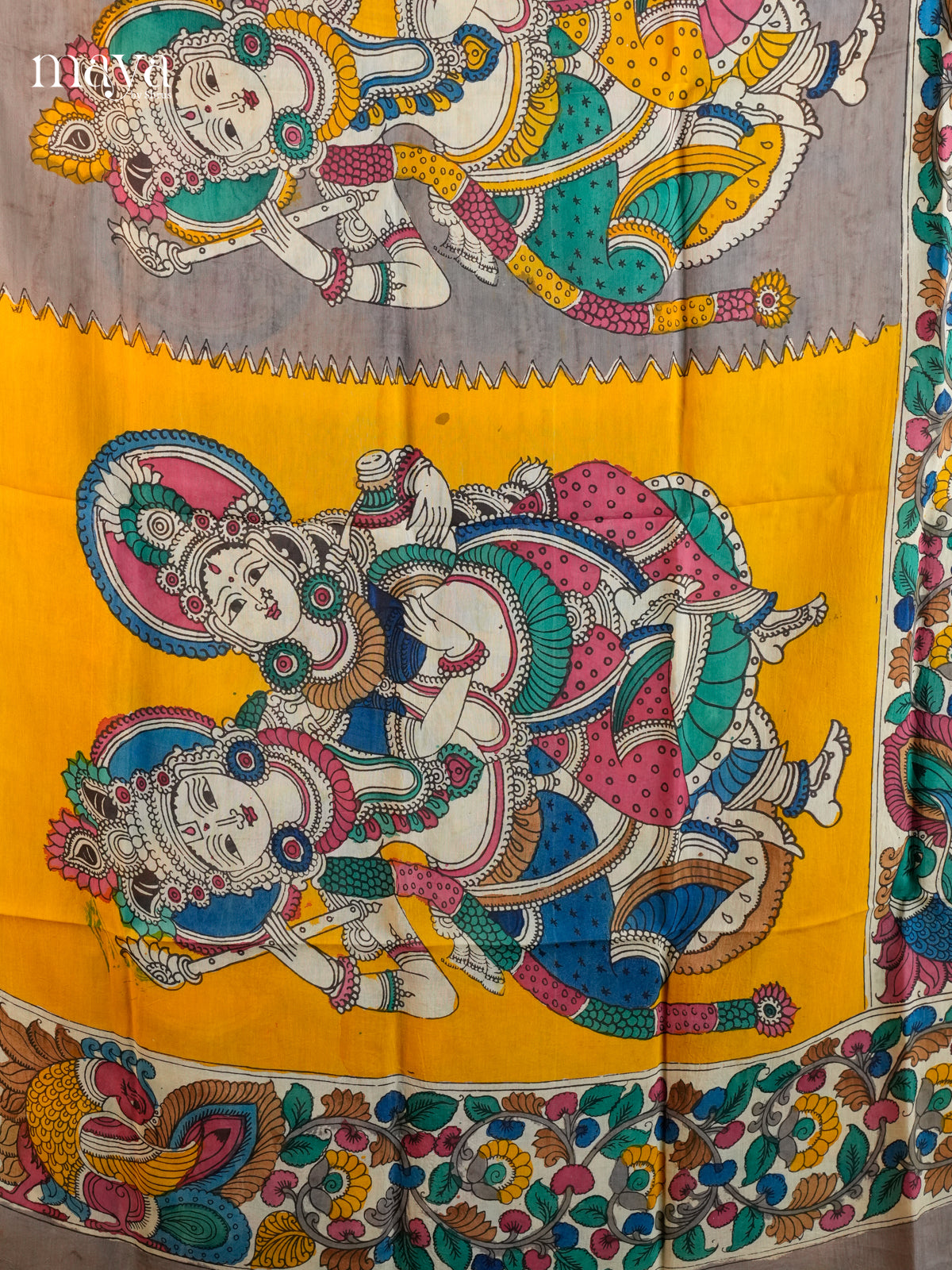 MEA24091-Penkalamkari  Dupatta