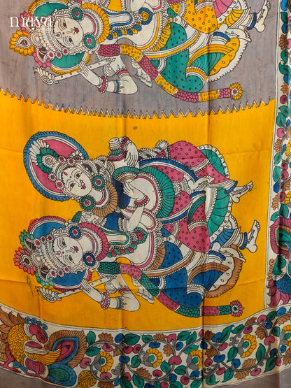 MEA24091-Penkalamkari  Dupatta