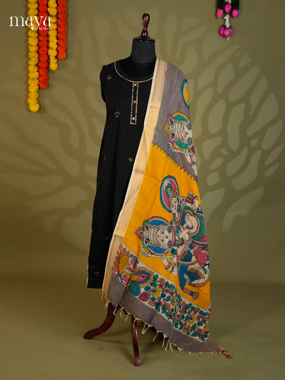 MEA24092-Penkalamkari  Dupatta