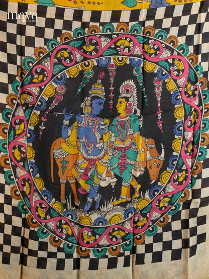 MEA24094-Penkalamkari  Dupatta