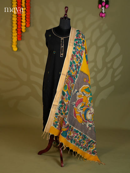 MEA24096-Penkalamkari  Dupatta