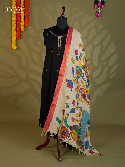MEA24099-Penkalamkari  Dupatta