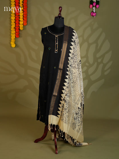 MEA24100-Penkalamkari  Dupatta