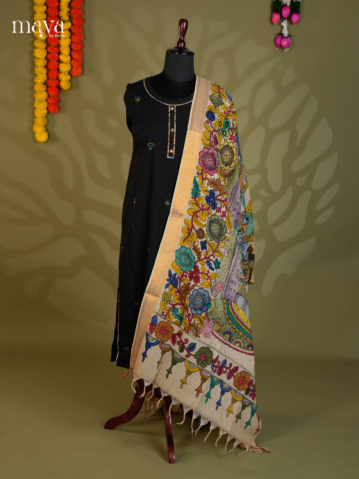 MEA24103-Penkalamkari  Dupatta