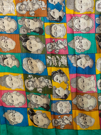 MEA24108-Penkalamkari  Dupatta