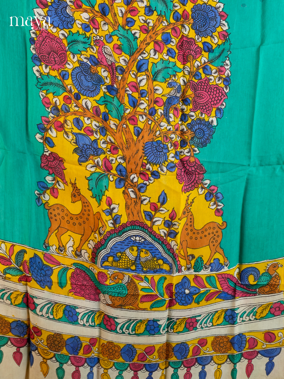 MEA24109-Penkalamkari  Dupatta
