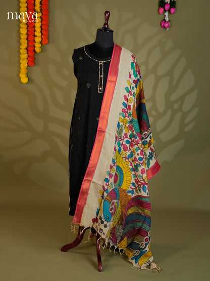 MEA24112-Penkalamkari  Dupatta