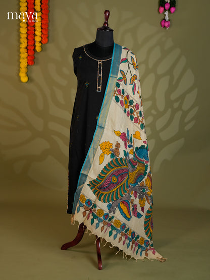 MEA24115-Penkalamkari  Dupatta