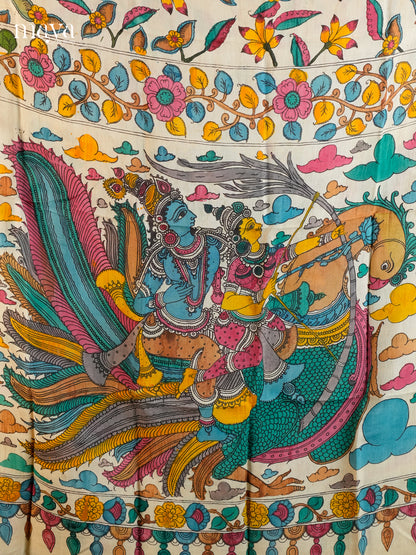 MEA24117-Penkalamkari  Dupatta