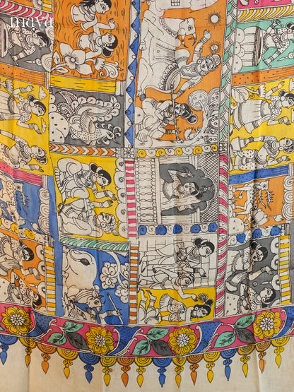 MEA24119-Penkalamkari  Dupatta