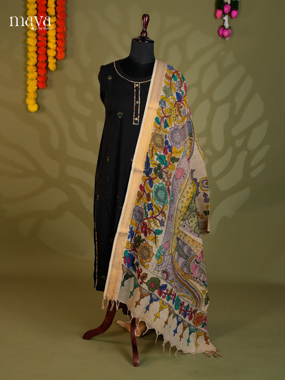 MEA24120-Penkalamkari  Dupatta