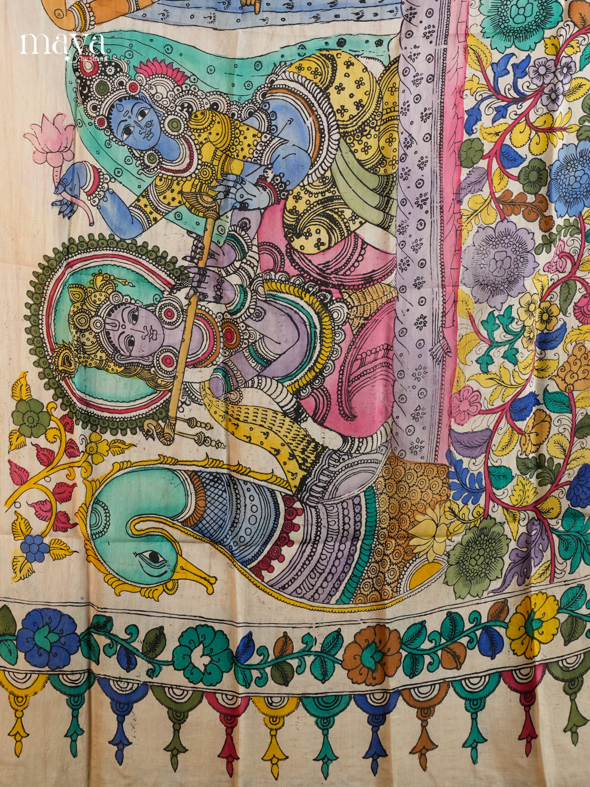MEA24121-Penkalamkari  Dupatta