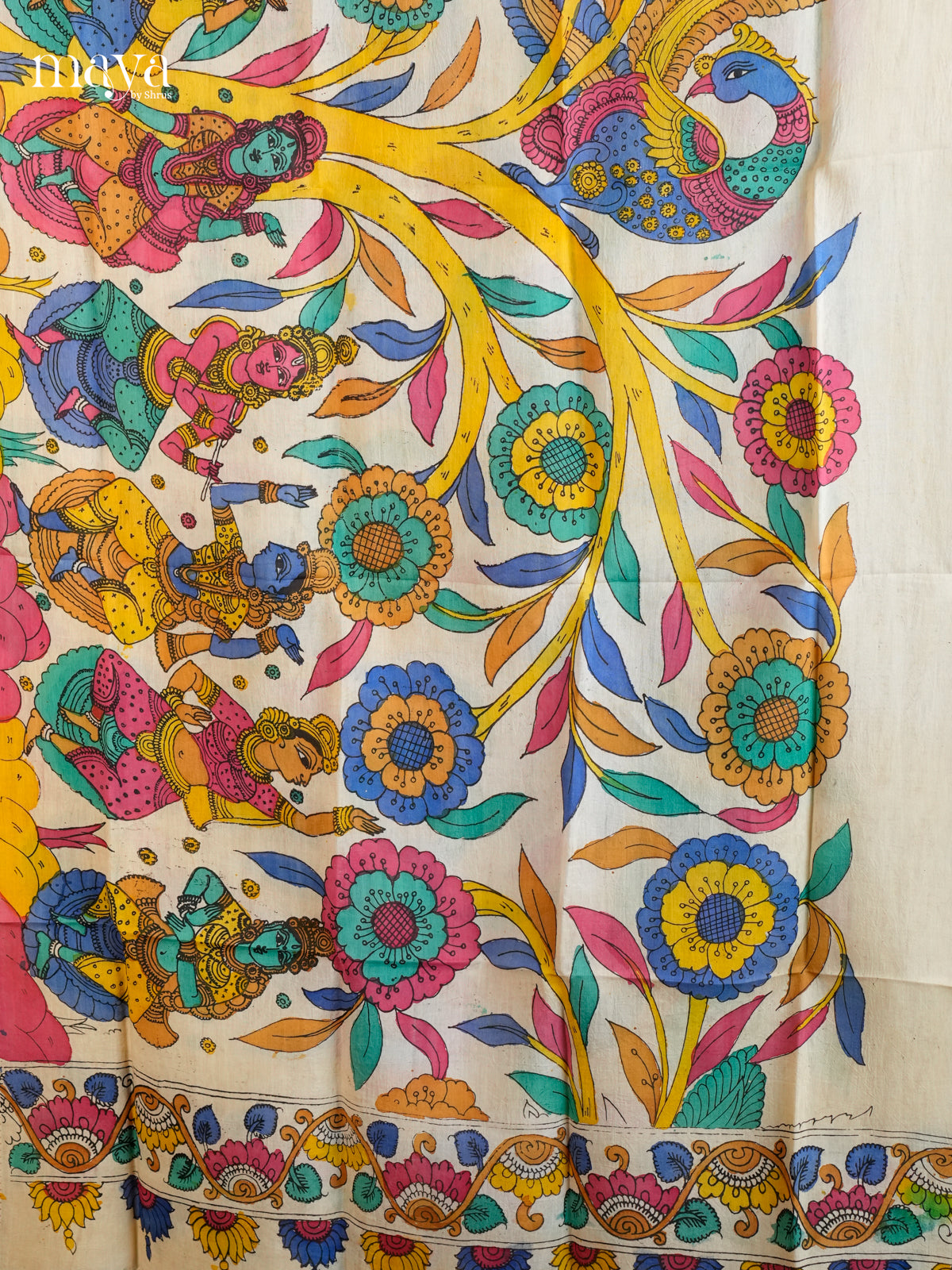 MEA24122-Penkalamkari  Dupatta
