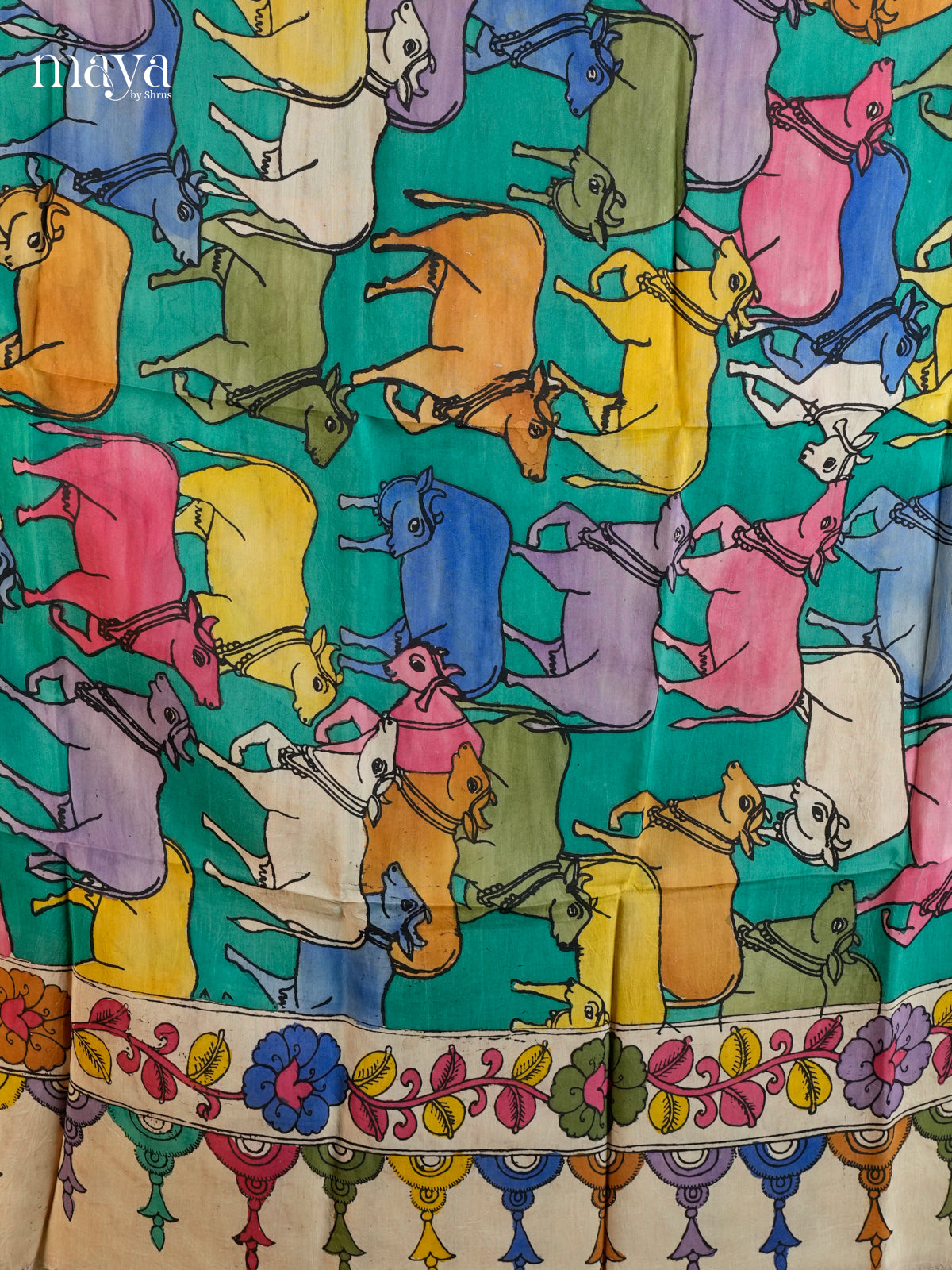 MEA24123-Penkalamkari  Dupatta