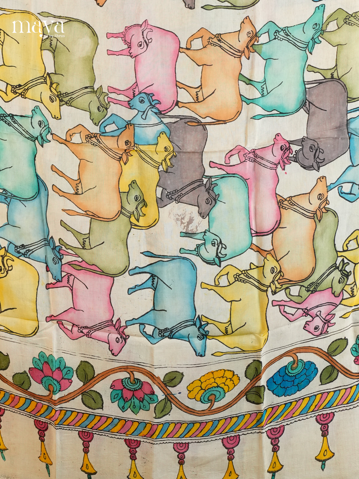 MEA24125-Penkalamkari  Dupatta