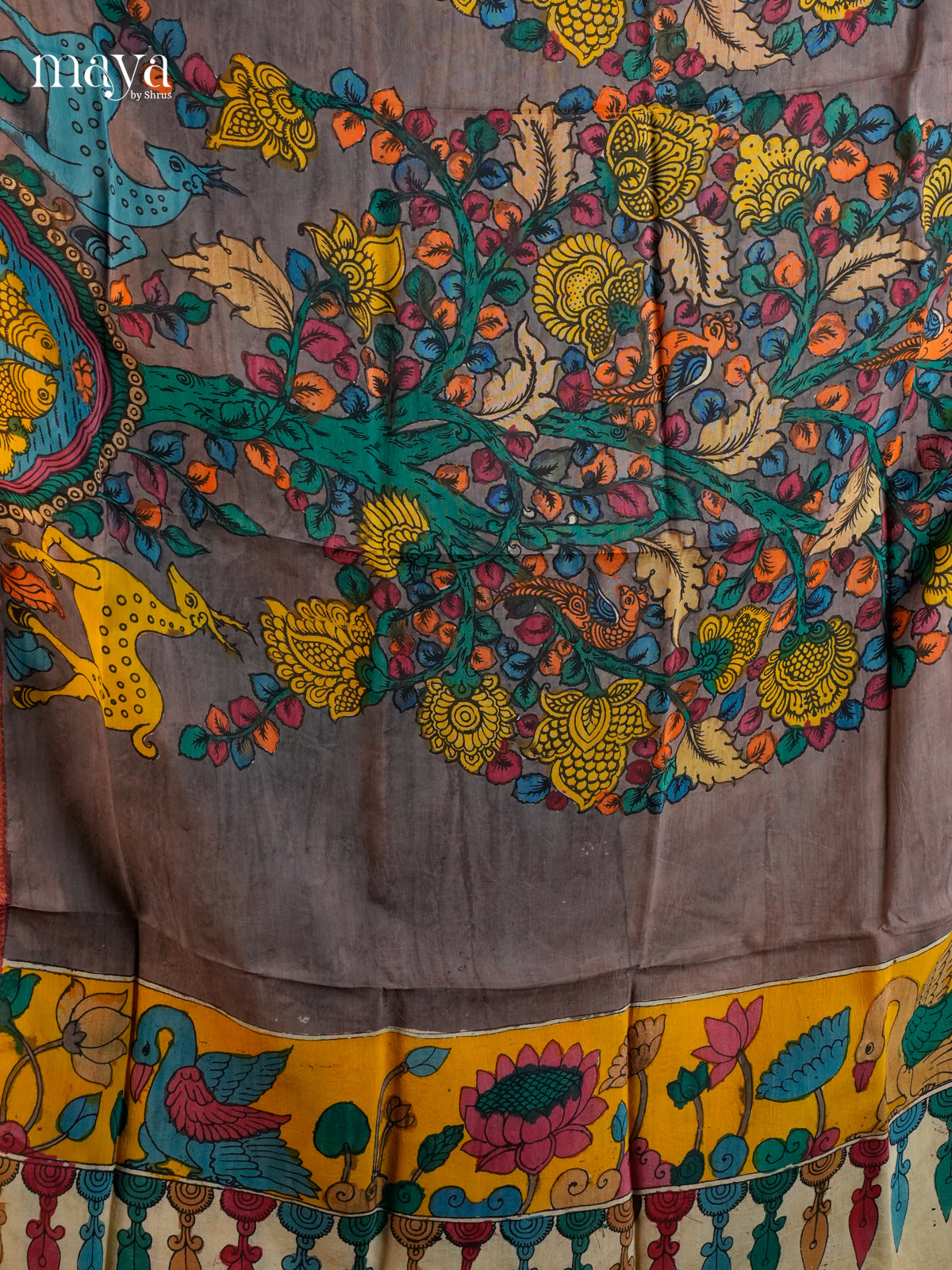 MEA24129-Penkalamkari  Dupatta