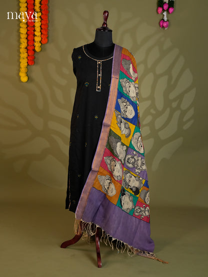 MEA24135-Penkalamkari  Dupatta