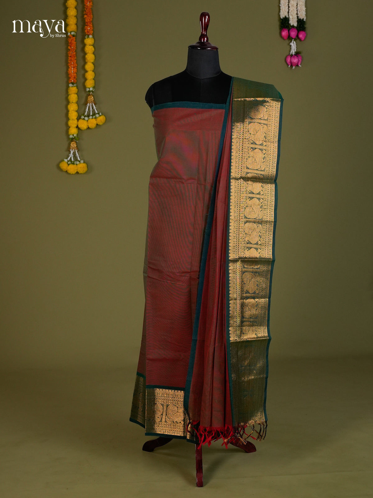 Narayanpet top & dupatta combo - MEB26003