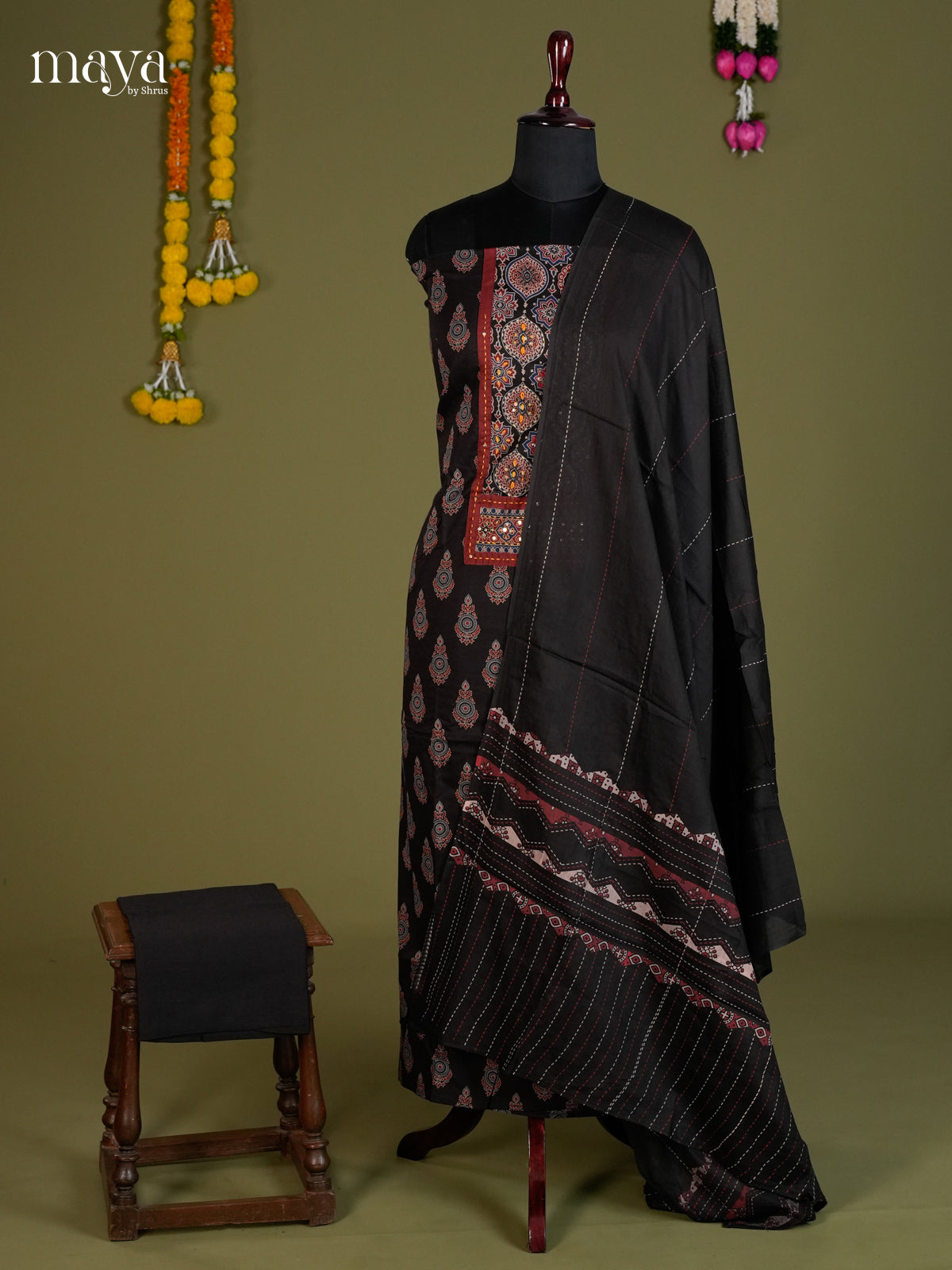 Ajrakh Salwar - MEC05033