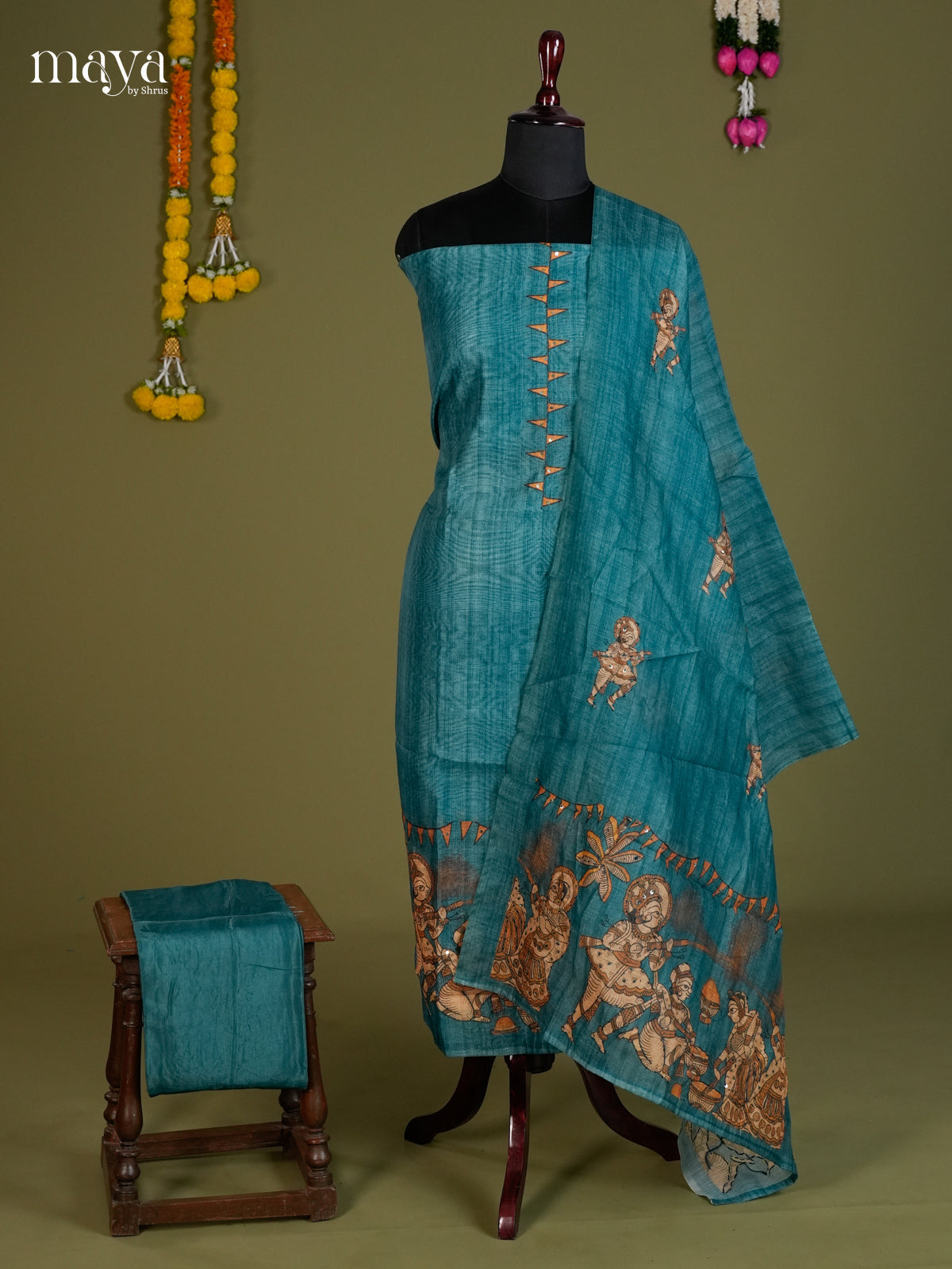 Chanderi salwar - MEC05046