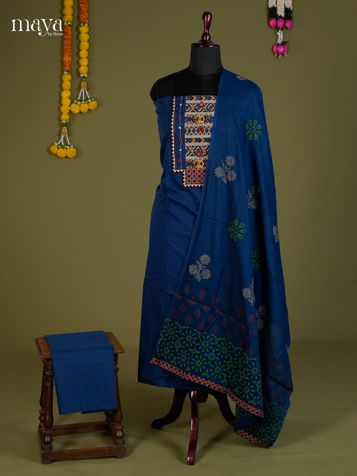 Ajrakh Salwar - MEC05051