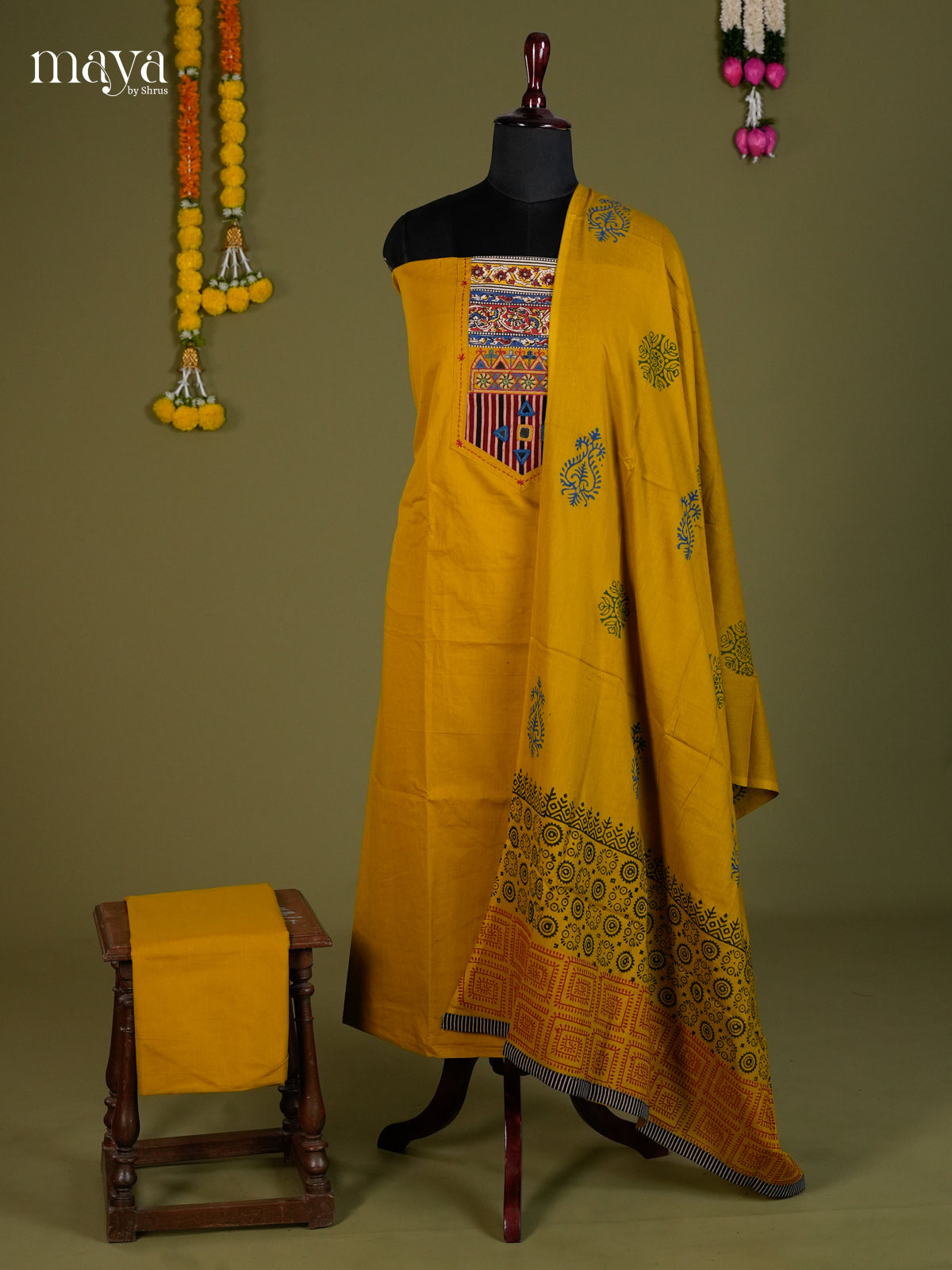 Ajrakh Salwar - MEC05071
