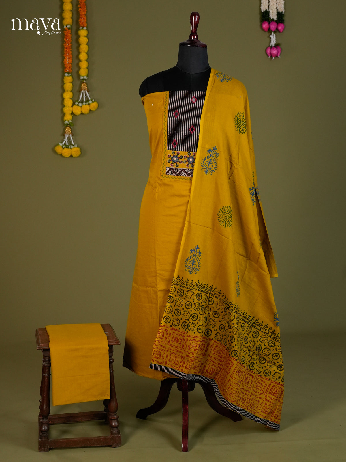 Ajrakh Salwar - MEC05074
