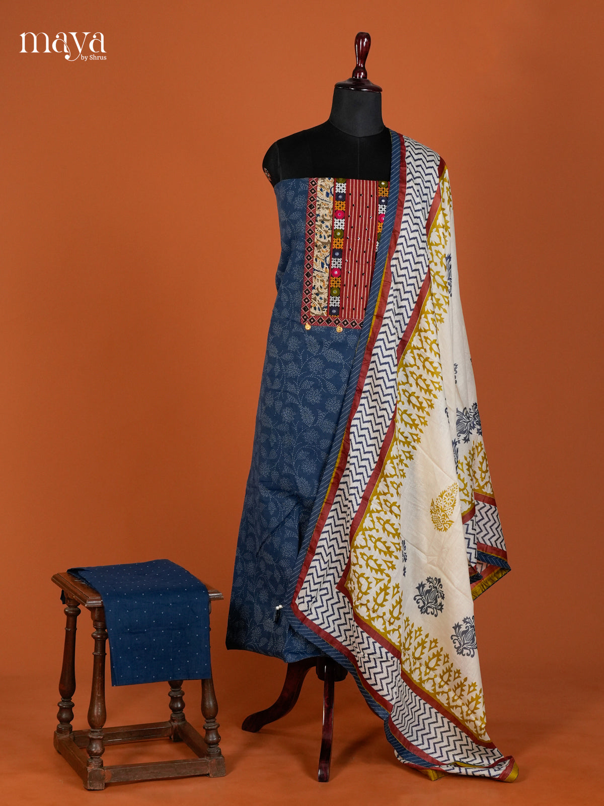 Ajrakh Salwar - MEC05089