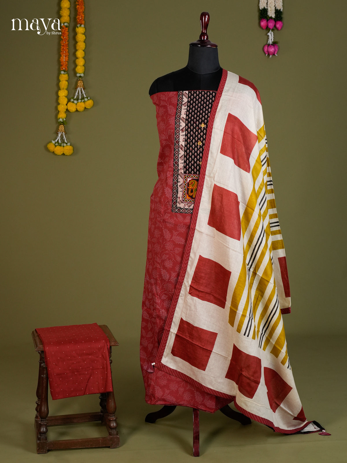 Ajrakh Salwar - MEC05093