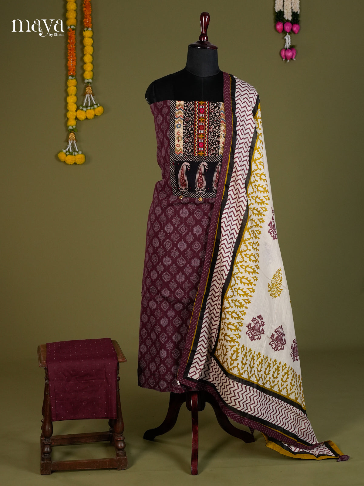 Ajrakh Salwar - MEC05101