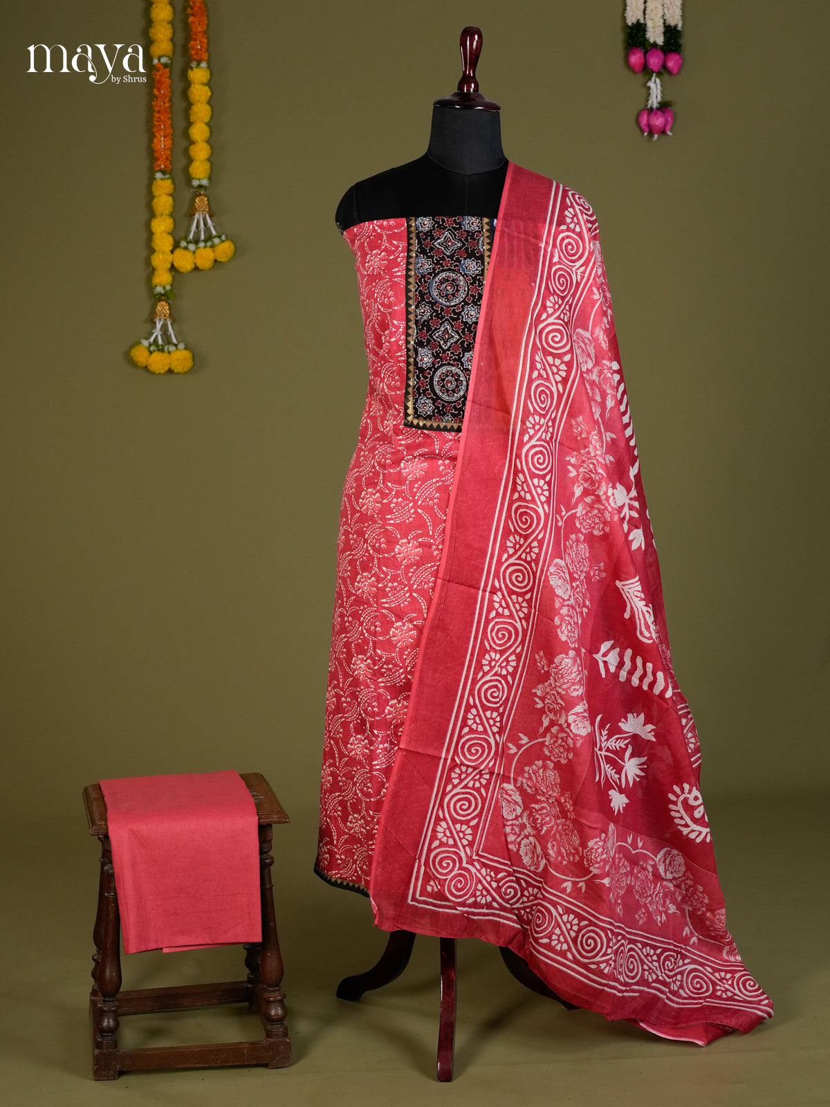 Ajrakh Salwar - MEC05105