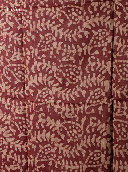 Maroon & Sky Blue - Bhatik salwar - MEC13001