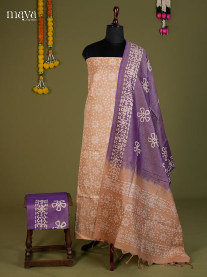 Peach & Violet -Bhatik salwar - MEC13008