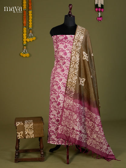 Purple & Chutney Green- Bhatik salwar - MEC13027