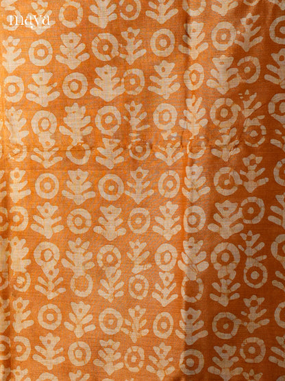 Orange & Blue - Bhatik salwar - MEC13033