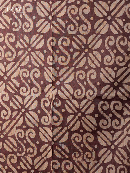 Brown & Red - Bhatik salwar - MEC13057