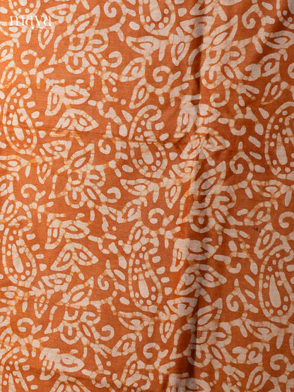 Orange & Black - Bhatik salwar - MEC13070