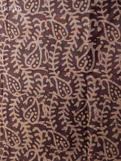 Brown & Grey - Bhatik salwar - MEC13071