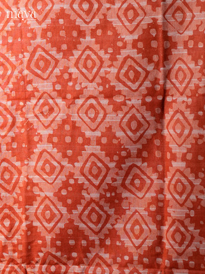 Orange & Purple -Bhatik salwar - MEC13072