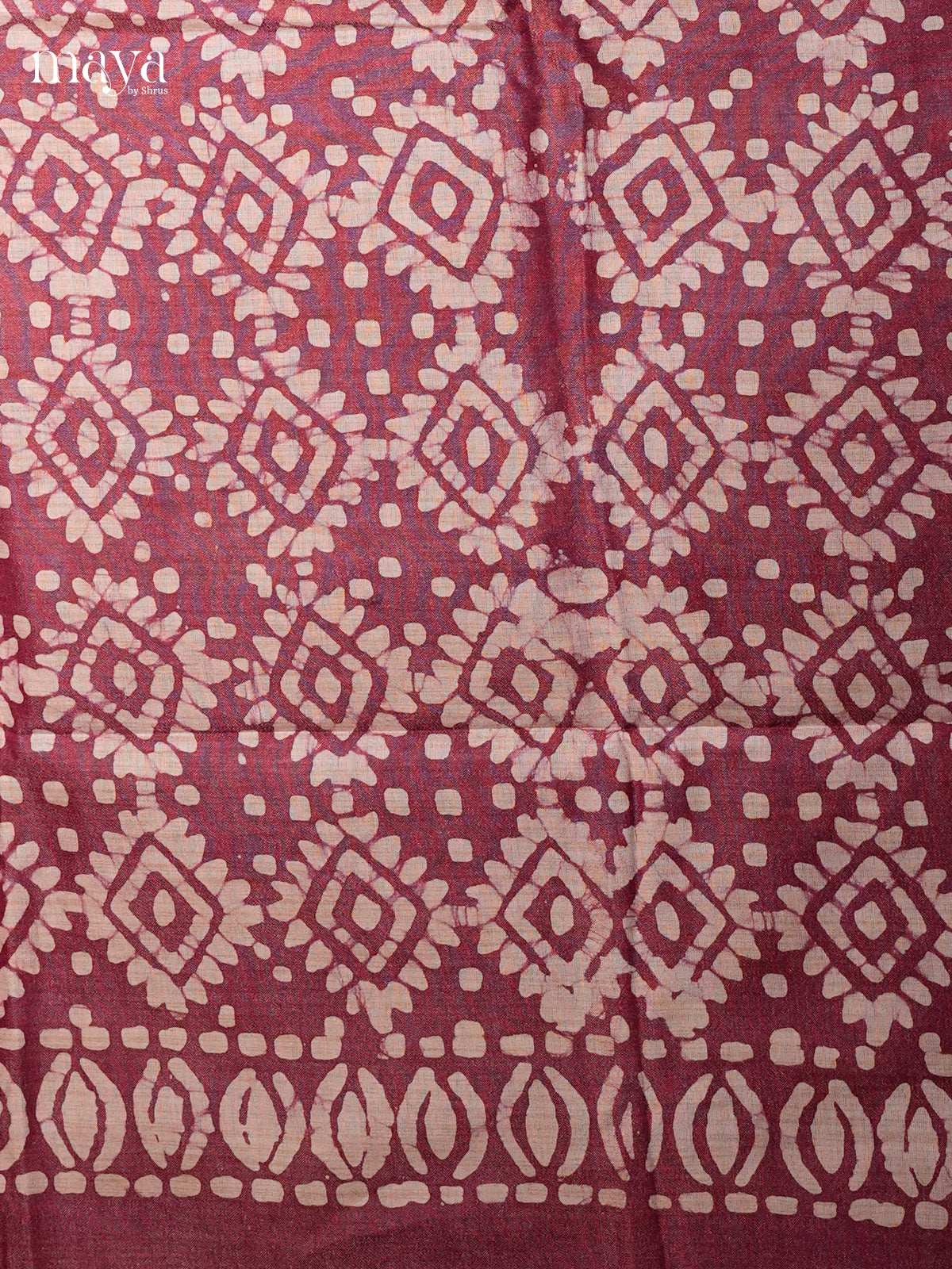 Maroon & Blue - Bhatik salwar - MEC13081