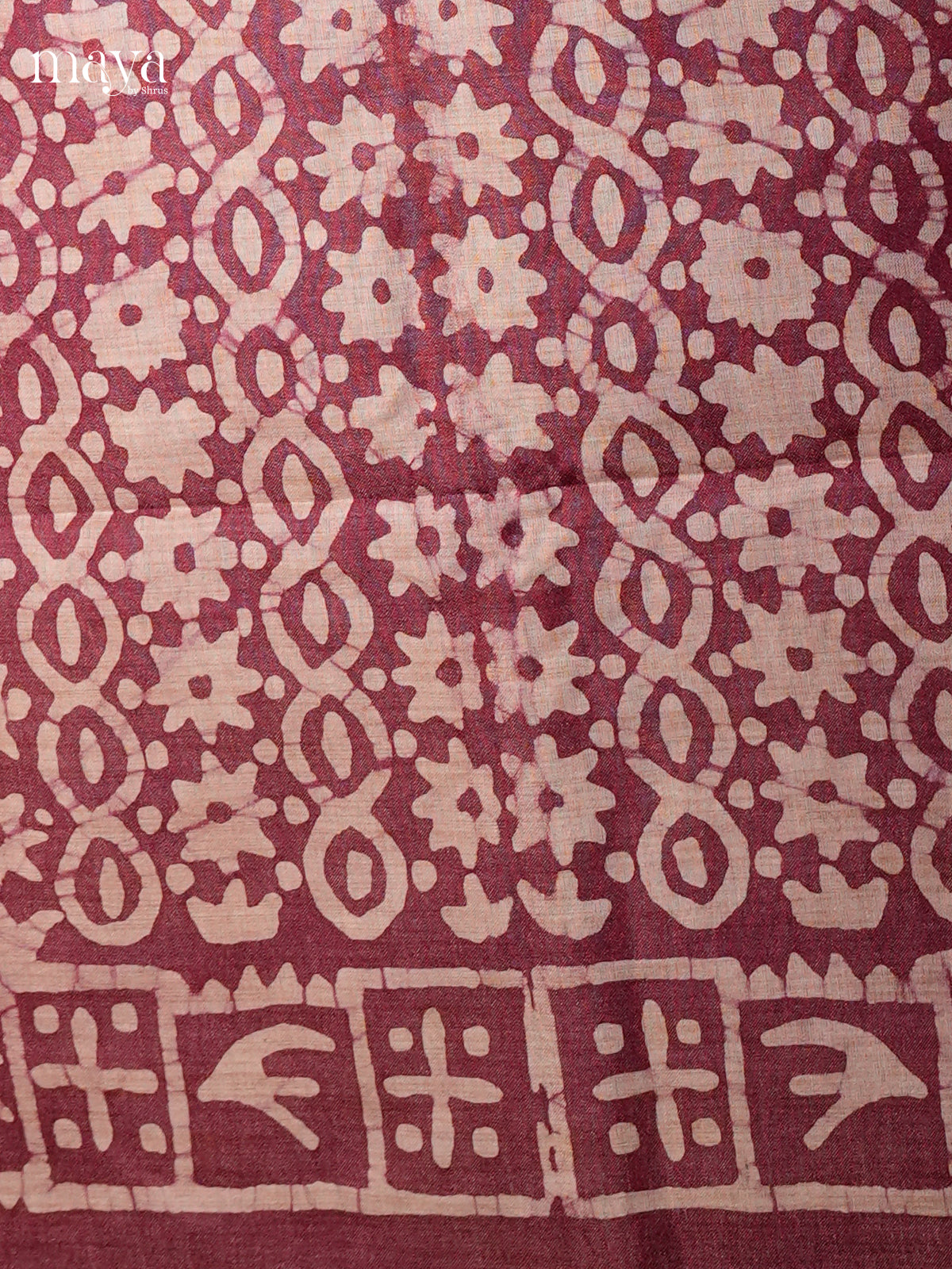Maroon & Blue - Bhatik salwar - MEC13091