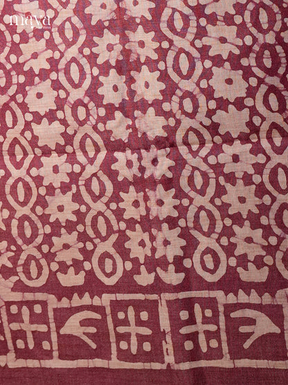 Maroon & Blue - Bhatik salwar - MEC13091