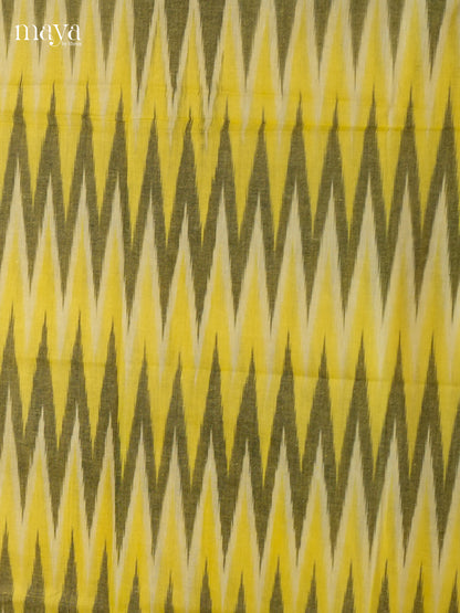 Yellow & Green - Ikkat Salwar - MEC18004