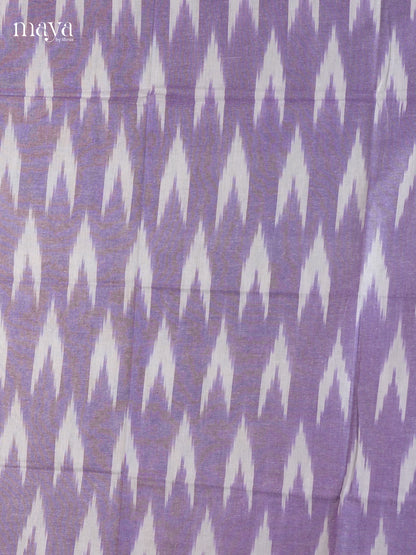 Lavender & White - Ikkat Salwar - MEC18023