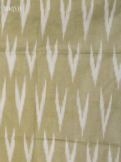 Elachi Green & Cream - Ikkat Salwar - MEC18030