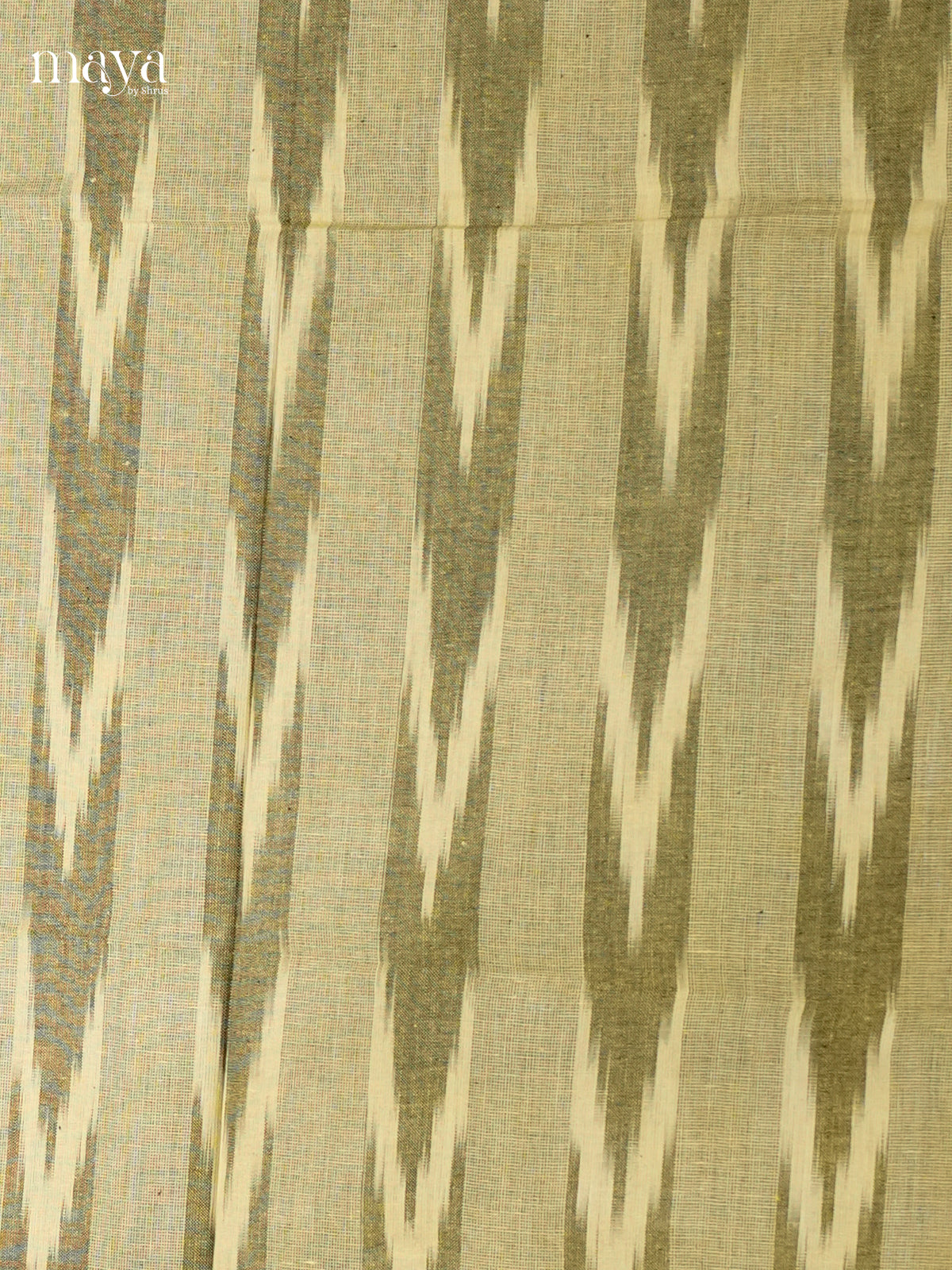 Cream & Green - Ikkat Salwar - MEC18038