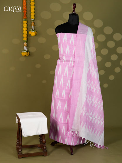 Pink & white - Ikkat Salwar - MEC18039