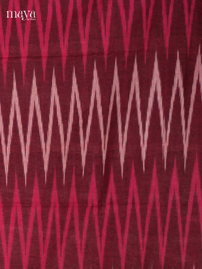 maroon & Pink - Ikkat Salwar - MEC18040