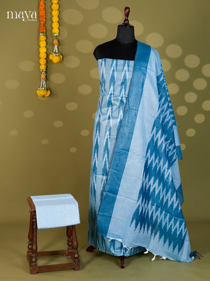 Light Blue & Blue- Ikkat Salwar - MEC18045