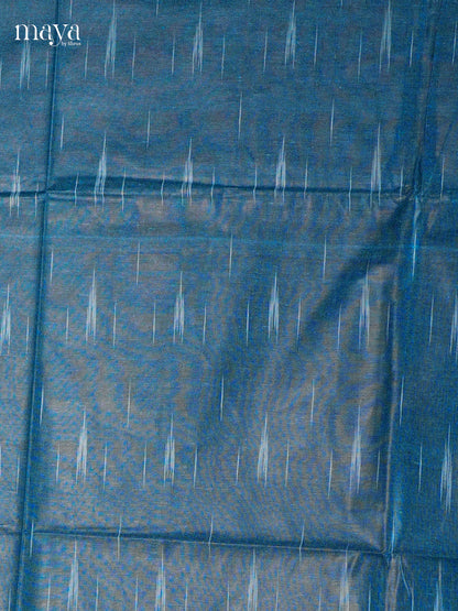 Indigo Blue & Light Blue - Ikkat Salwar - MEC18047